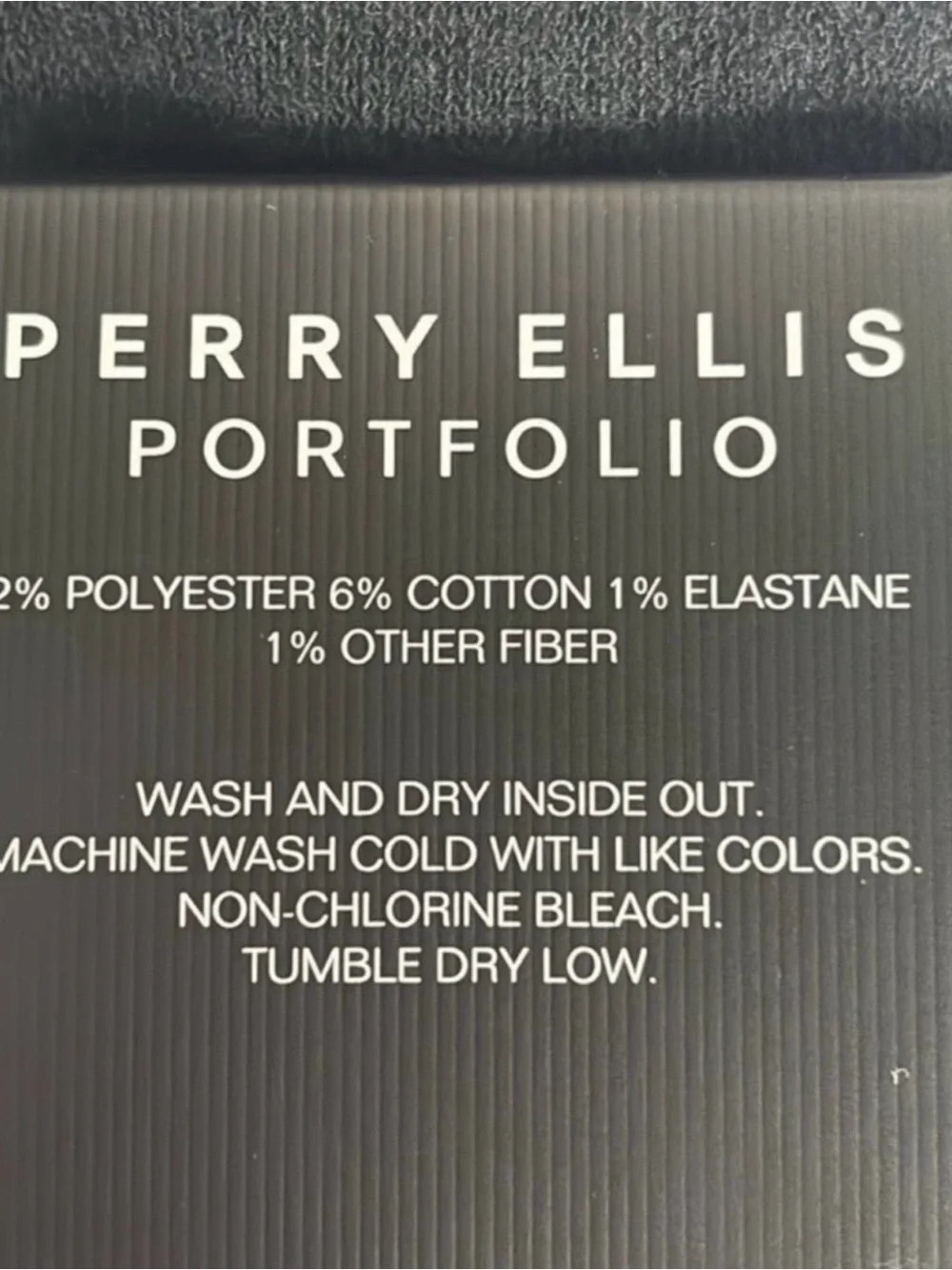Perry Ellis experience comfort